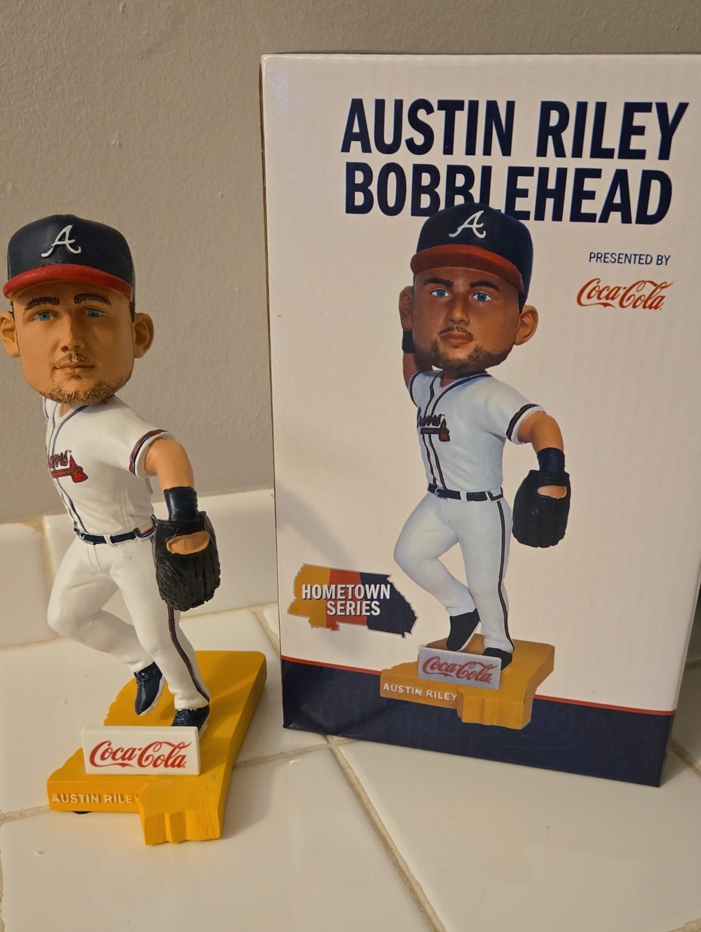 BRAND NEW Austin Riley Bobblehead - Atlanta Braves - Hometown Series